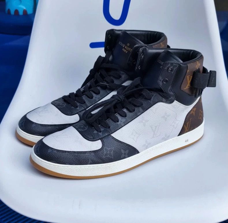 Louis Vuitton Louis Vuitton Rivoli High-Top Sneakers - dmc Size US 11 / EU 44 - 1 Thumbnail