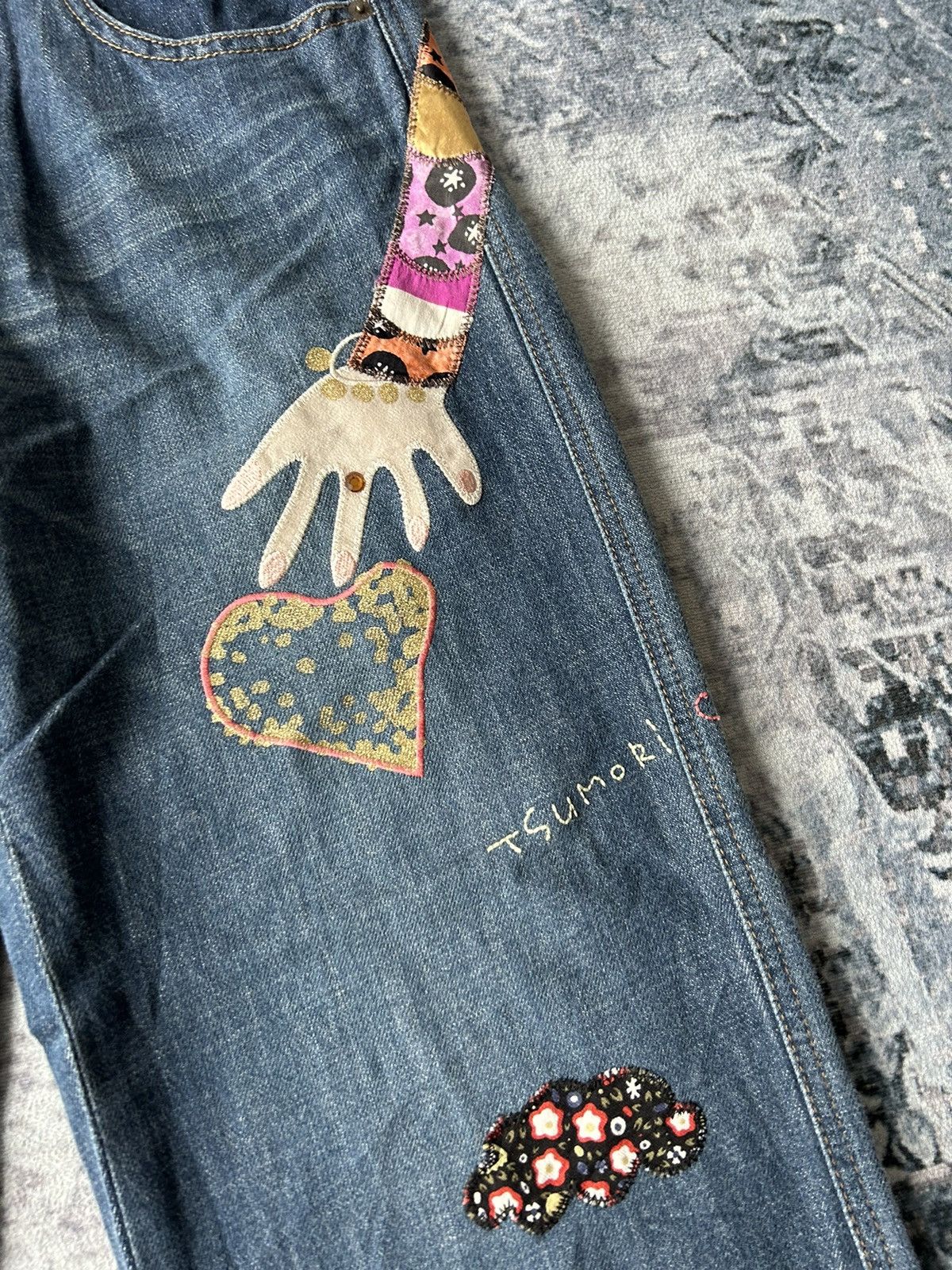 Tsumori Chisato Tsumori Chisato Patchwork Jeans Size US 30 / EU 46 - 4 Thumbnail