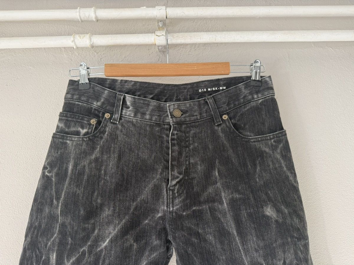 Saint Laurent Paris Black Denim Jeans with Bleached Finish Size US 32 / EU 48 - 2 Thumbnail