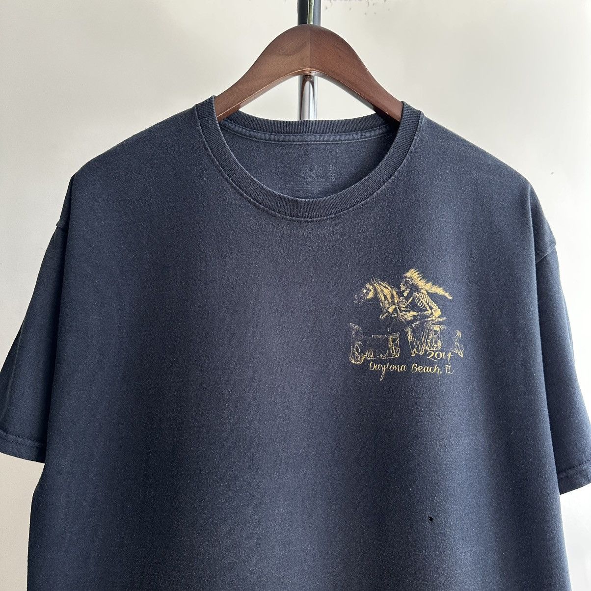 Vintage VINTAGE Y2K BIKE WEEK DAYTONA BEACH FLORIDA 2014 GRAPHIC TEE Size US XL / EU 56 / 4 - 8 Thumbnail
