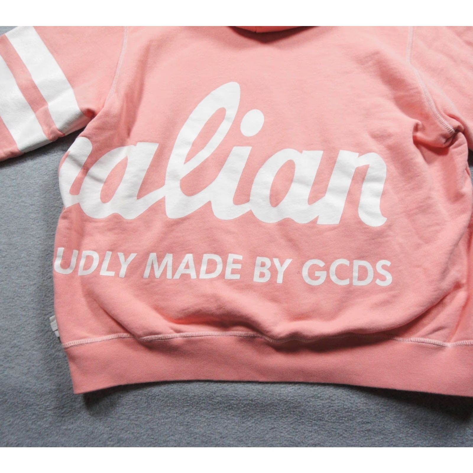 GCDS GCDS Hoodie Mens Small Pink Pullover Hooded Sweatshirt Streetwear Regular Fit Cotton Fleece Logo All Seasons Size US S / EU 44-46 / 1 - 7 Thumbnail