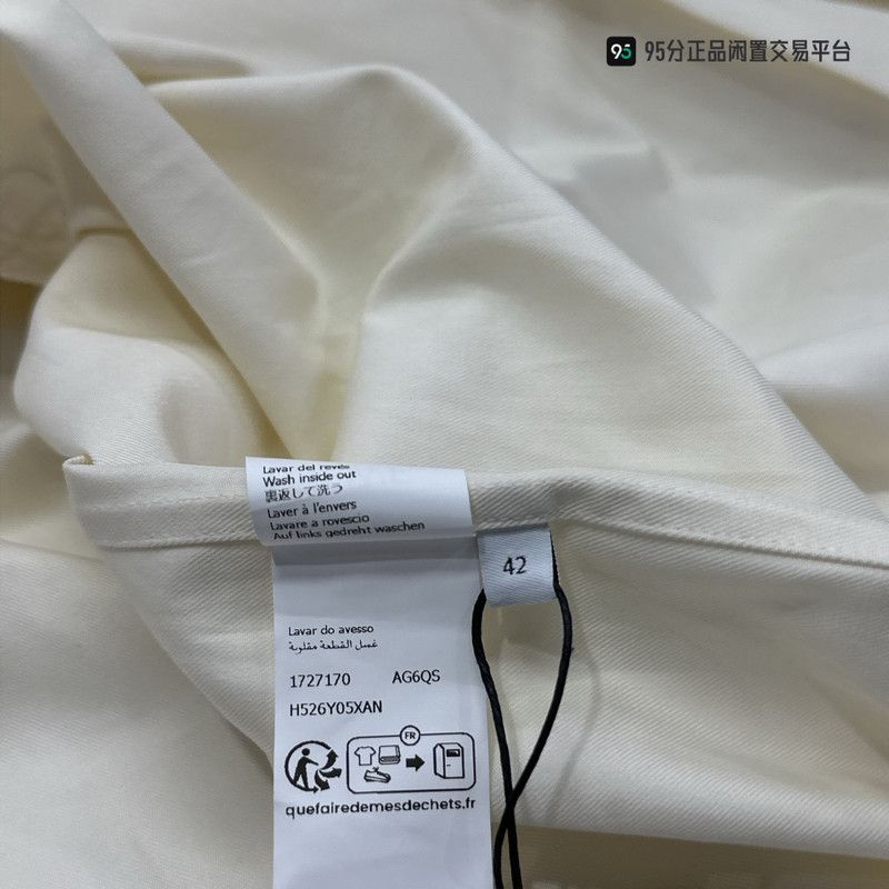 Loewe LOEWE SS26 Men's Cotton Lapel Embroidered Long-Sleeve Shirt Size US XS / EU 42 / 0 - 1 Thumbnail