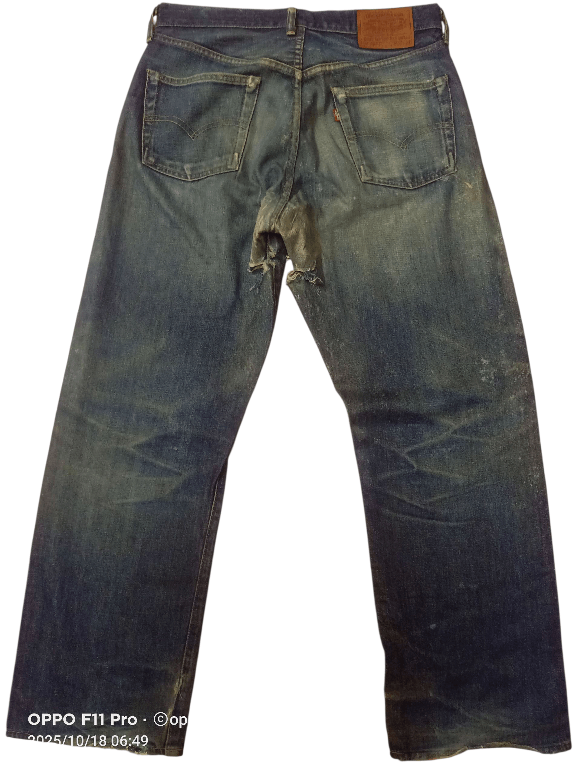 Levi's Vintage Clothing Levis Vintage 504 Z Red Selvedge Distressdenim Size US 32 / EU 48 - 3 Thumbnail