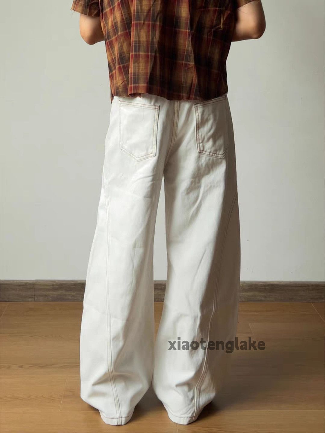 Jean Xz Utility skate hiphop loose baggy wide Leg flared jeans Size US 28 / EU 44 - 6 Thumbnail