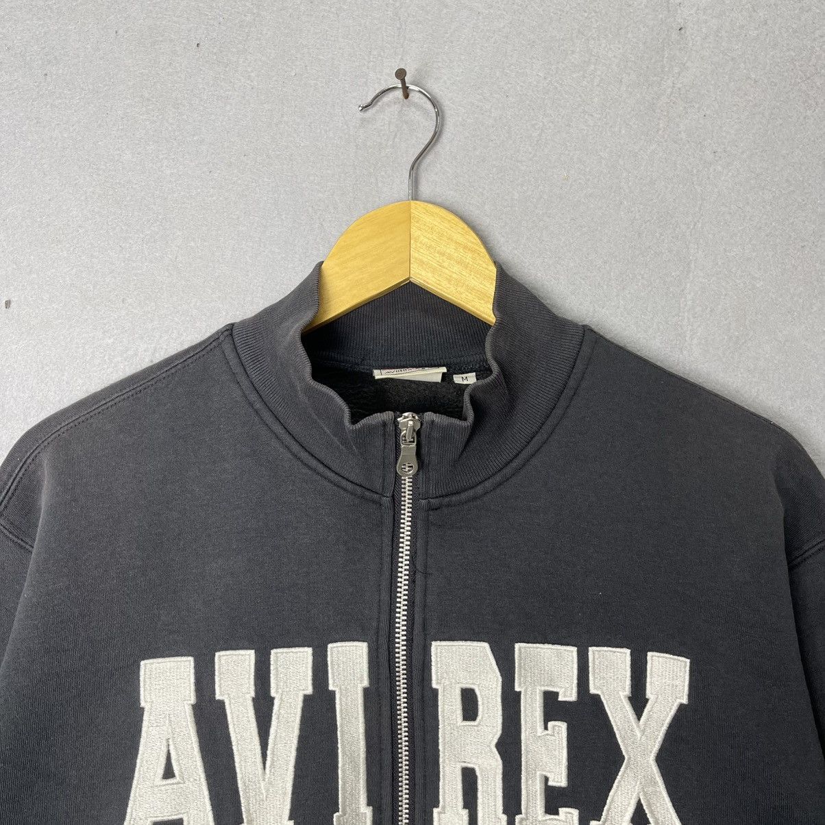 Avirex Vintage Avirex Big Logo Zip Sweatshirt Size US M / EU 48-50 / 2 - 2 Thumbnail