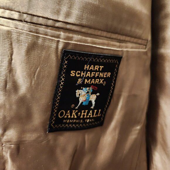 Hart Schaffner Marx hart schaffner marx men's silk linen sport coat blazer 46L Size 46L - 2 Thumbnail