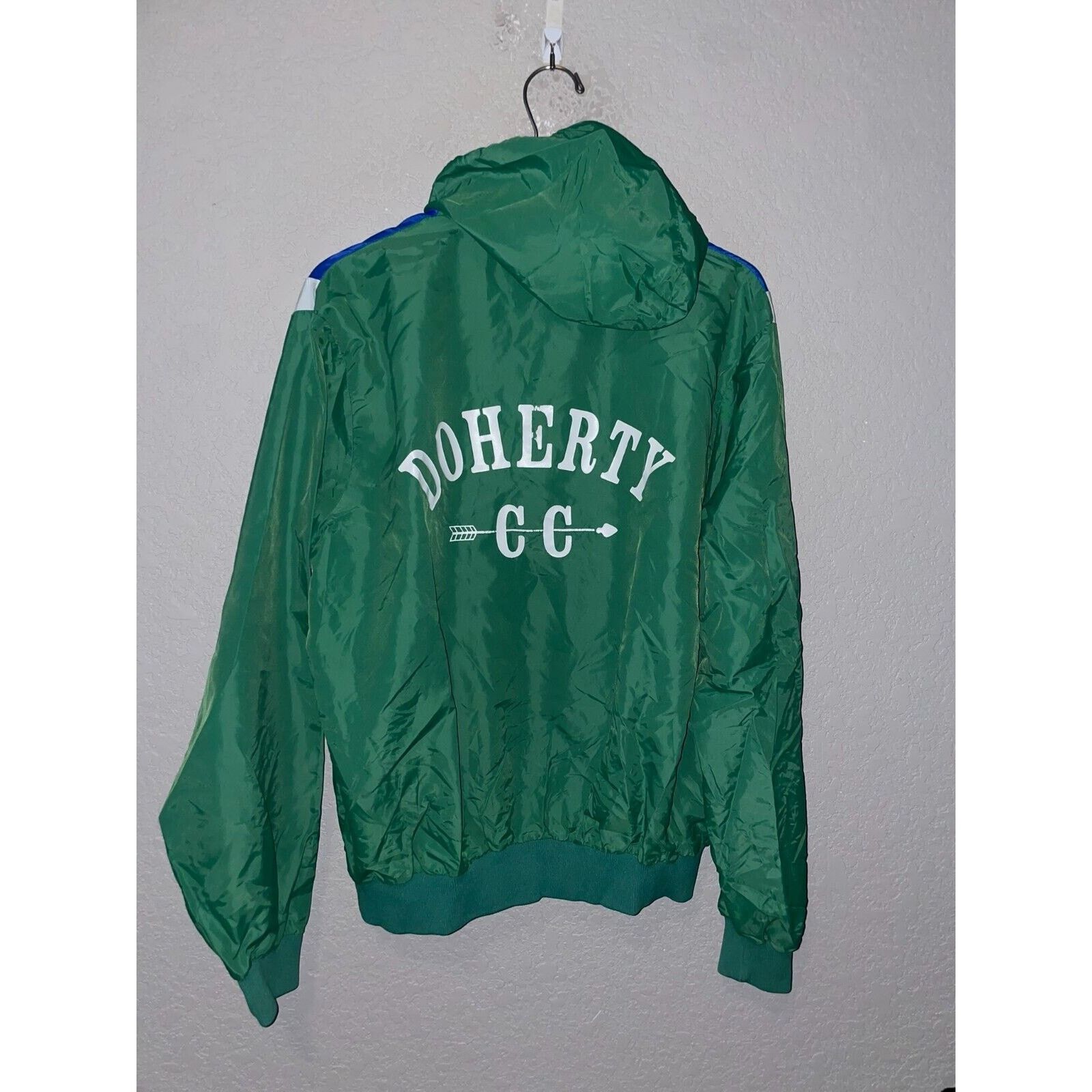 Vintage Vintage Blue Green Windbreaker Doherty Country Club CC VTG L Size US L / EU 52-54 / 3 - 10 Thumbnail
