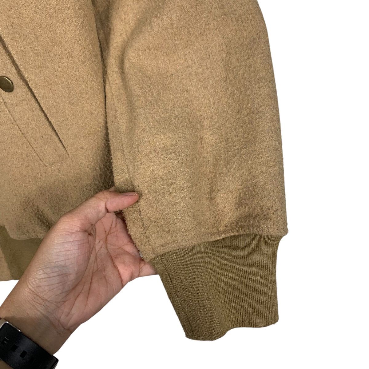 Japanese Brand PROJECT EDITION Bomber Jacket #2131-C94 Size US L / EU 52-54 / 3 - 11 Thumbnail