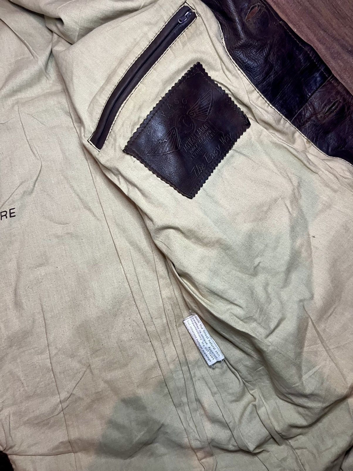 Other AKASO Men’s Brown Genuine Leather Long Jacket Classic Style Size US L / EU 52-54 / 3 - 7 Thumbnail