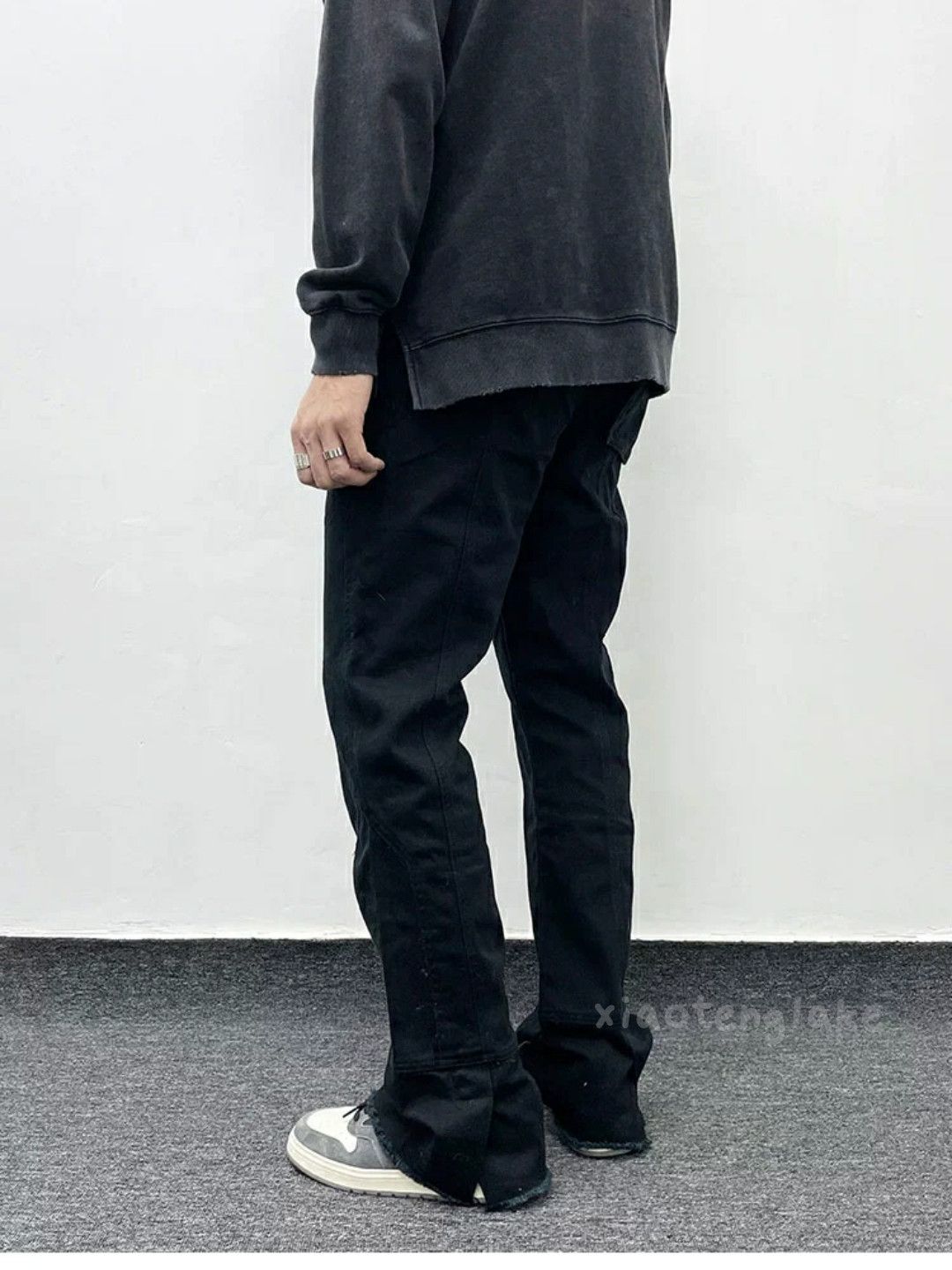 Designer × Japanese Brand × Vintage utility punk yuppie skate hiphop damaged patchwork pants Size US 30 / EU 46 - 4 Thumbnail