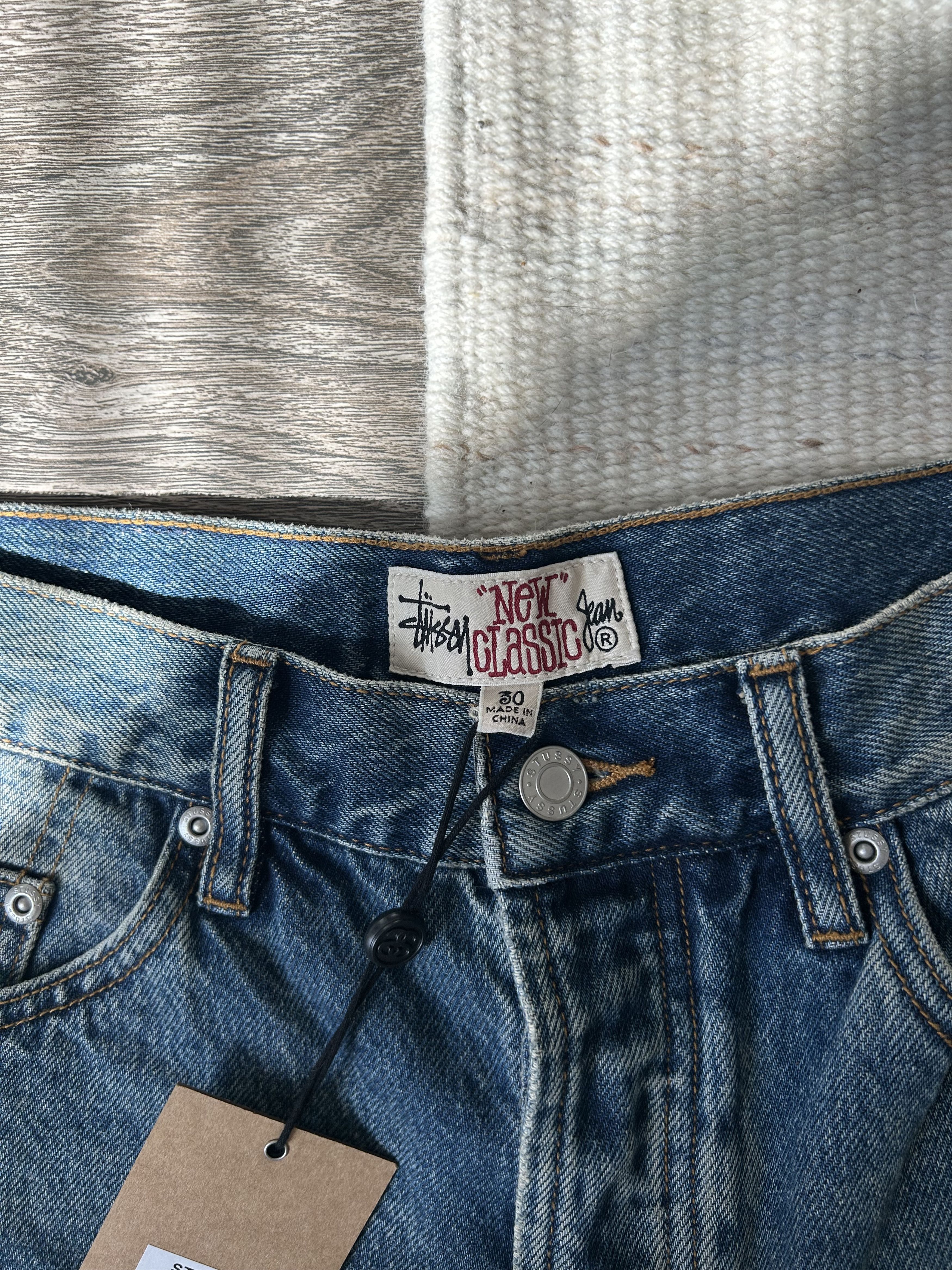 Stussy Stussy new classic jean denim - vintage mid wash Size US 30 / EU 46 - 5 Thumbnail