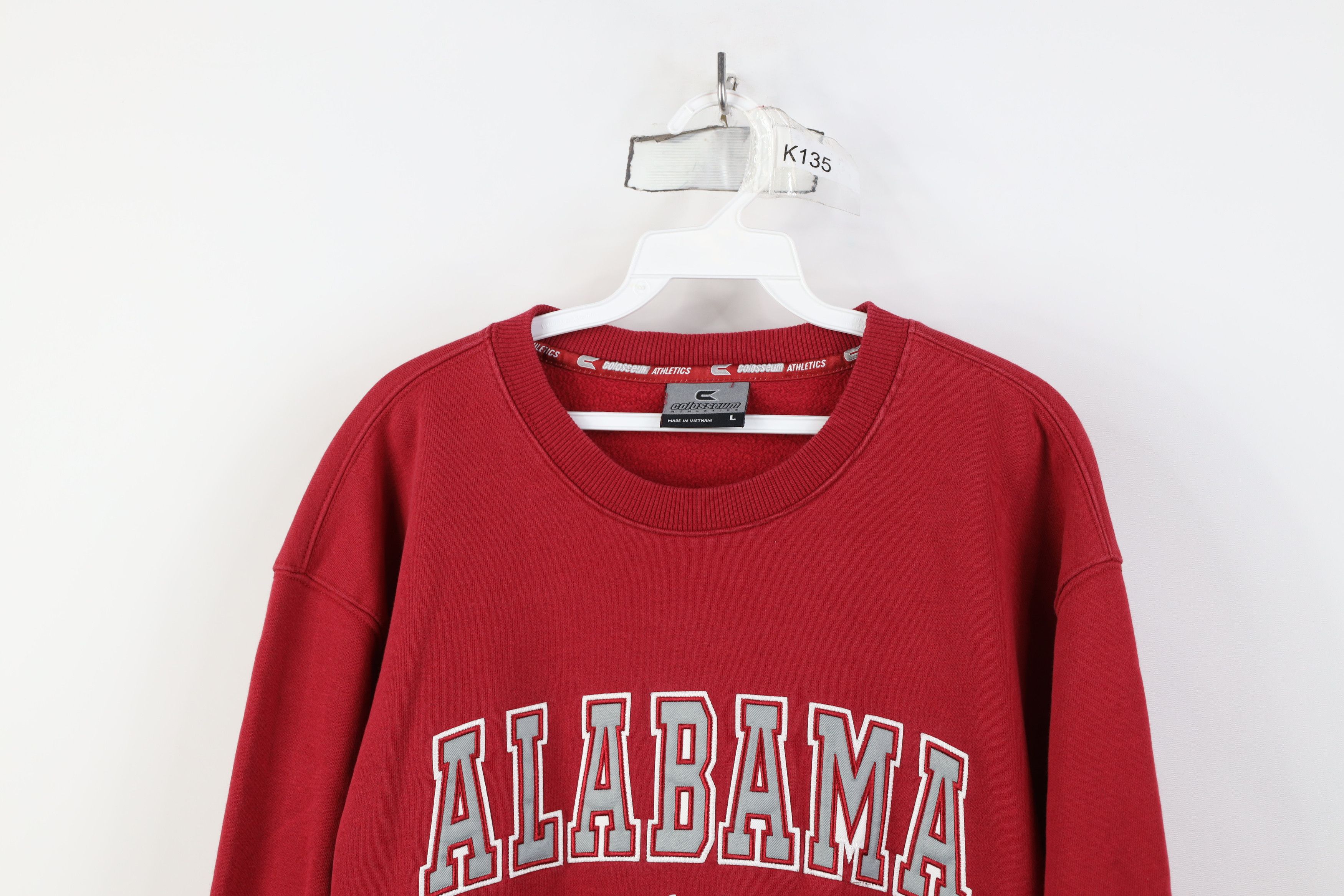 Vintage Vintage University of Alabama Crewneck Sweatshirt Red Size US L / EU 52-54 / 3 - 2 Thumbnail