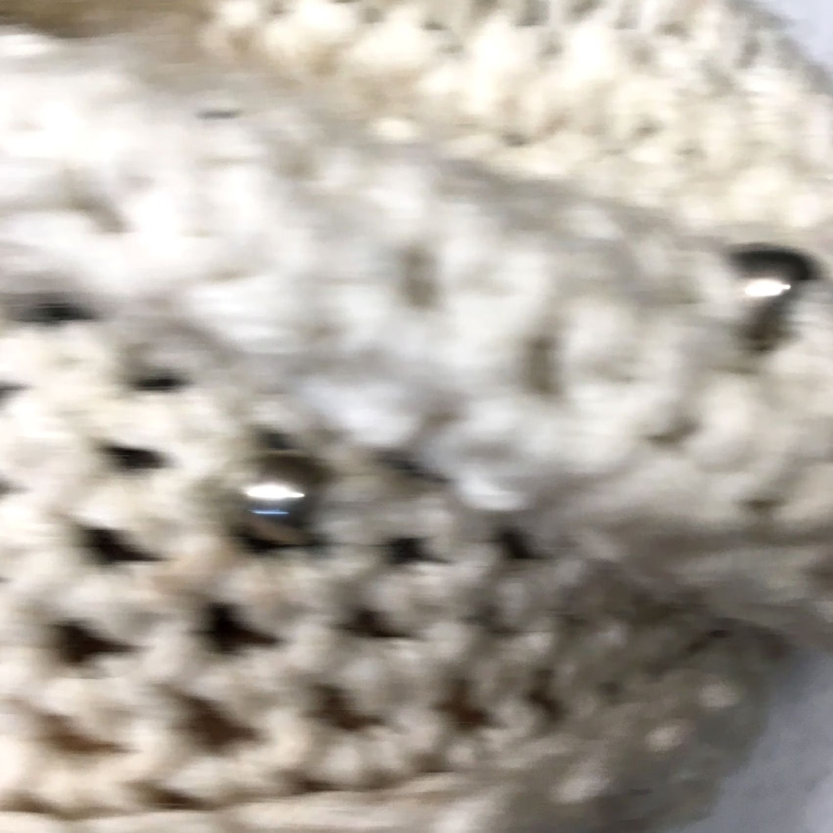 Vintage VINTAGE Women's Winter Fur Hat Beige Knit Handmade Fashion Size ONE SIZE - 6 Thumbnail