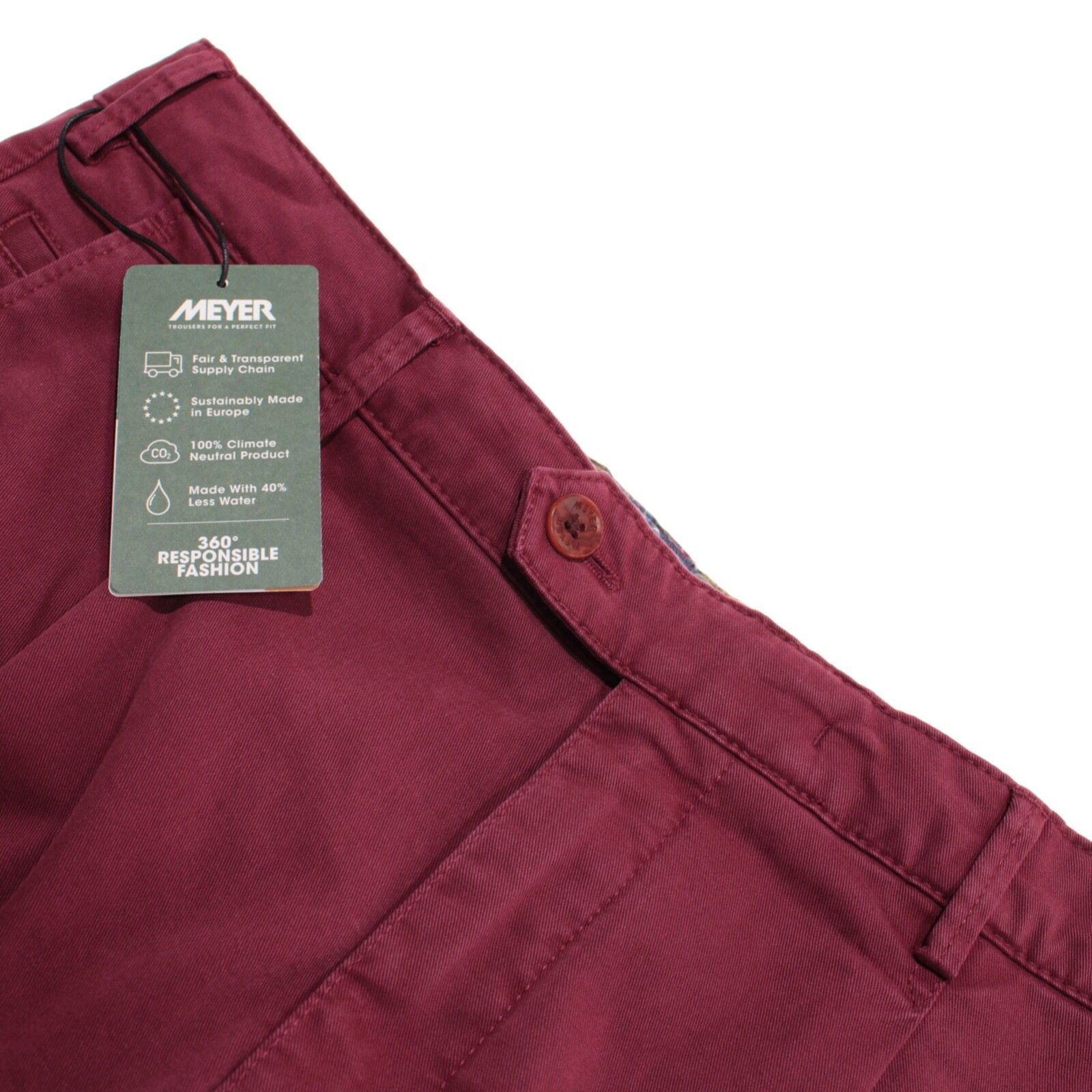 Other Meyer New with tags Chino Size 34 US In Red Size US 34 / EU 50 - 1 Thumbnail