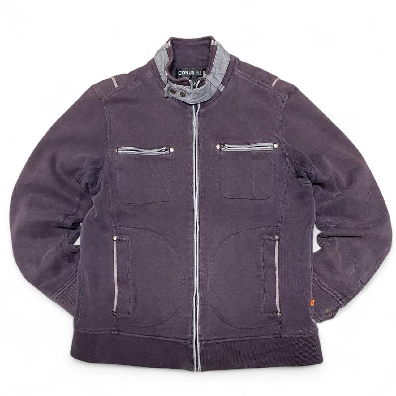 Other Y2K Conus grey multi pocket zip up sweater jacket Size US M / EU 48-50 / 2 - 1 Thumbnail