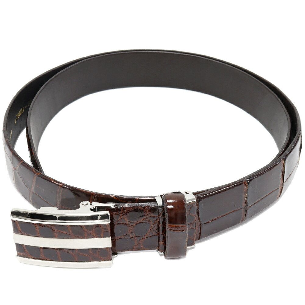 Other Other Crocodile Belt Leather Belt DUTY FREE for USA Size ONE SIZE - 1 Thumbnail