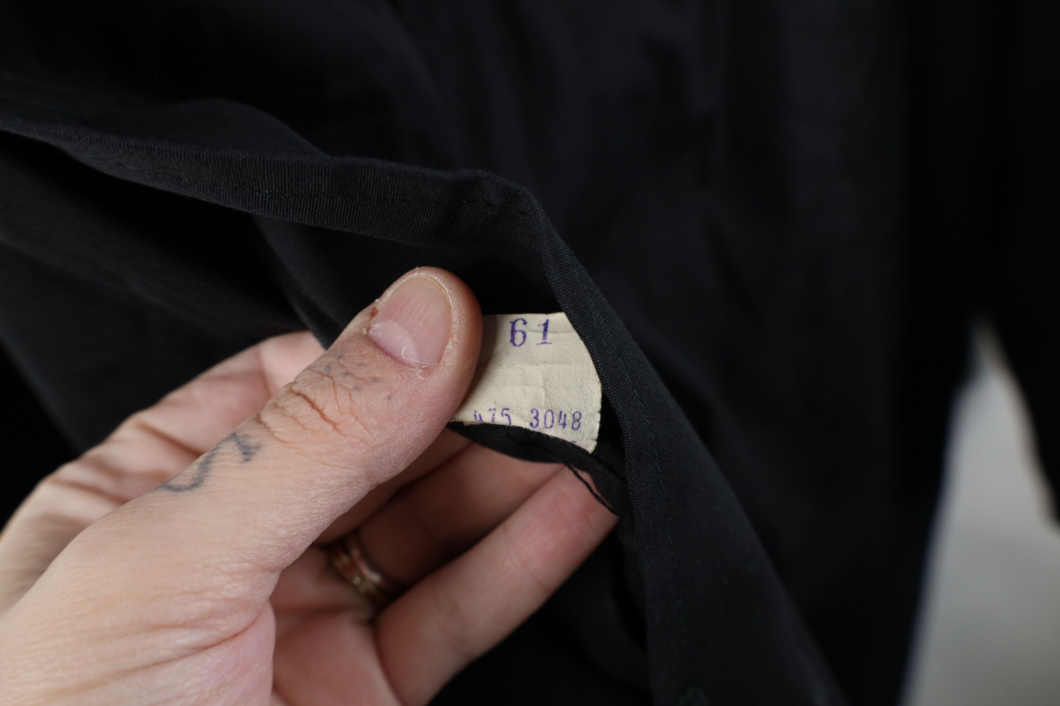 Vintage Vintage 50s 60s Streetwear Trench Coat Rain Jacket Black USA Size US XL / EU 56 / 4 - 5 Thumbnail