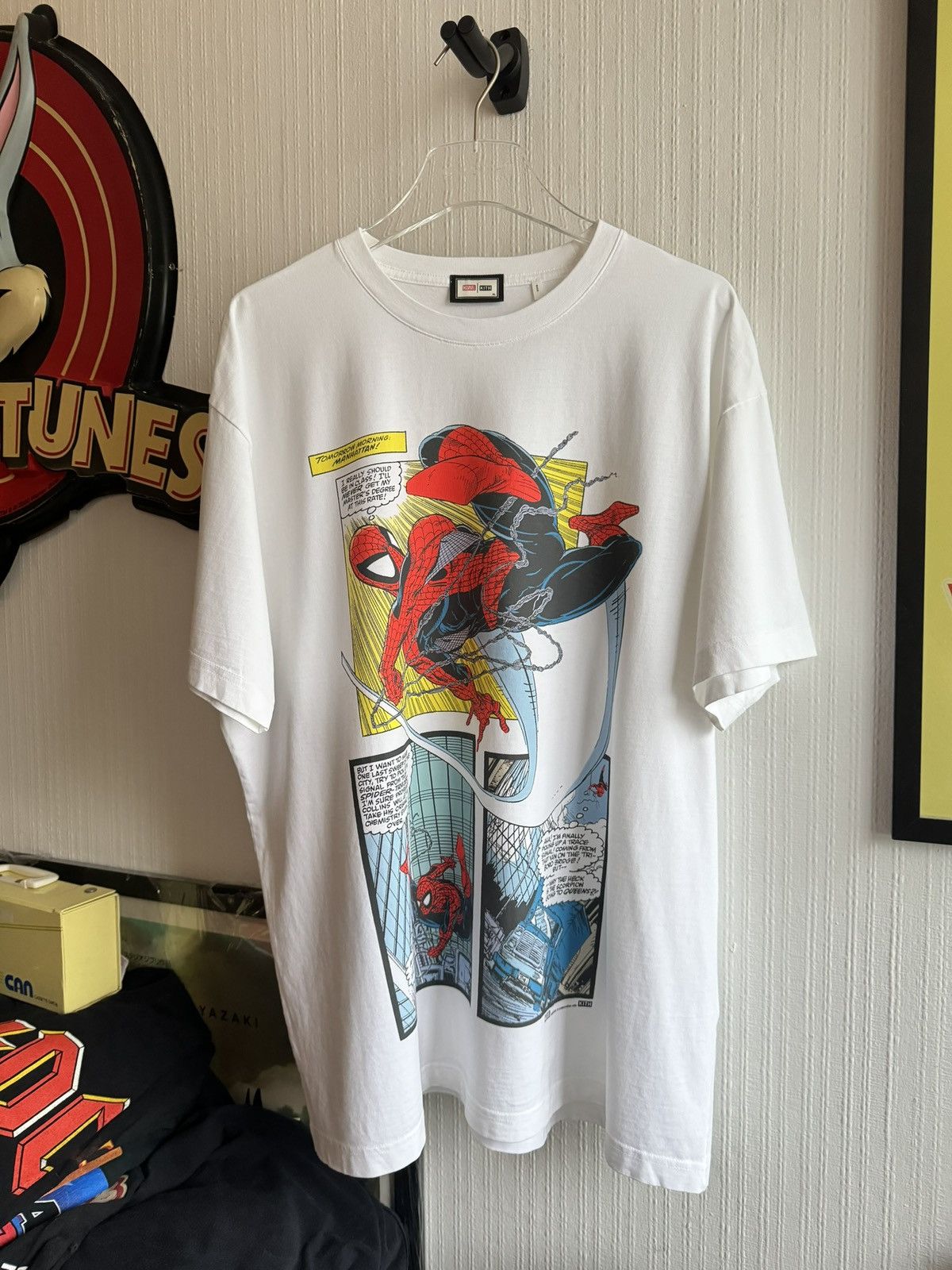 Kith KITH SPIDERMAN COMIC TEE NEW | Grailed