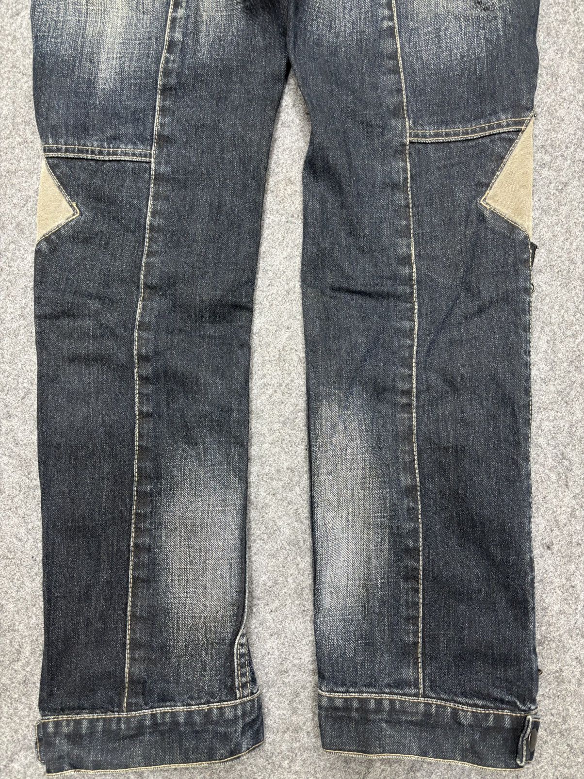 PPFM 💥Crazy Design💥PPFM Very Rare Zipper Biker Jeans F633 Size US 32 / EU 48 - 12 Thumbnail