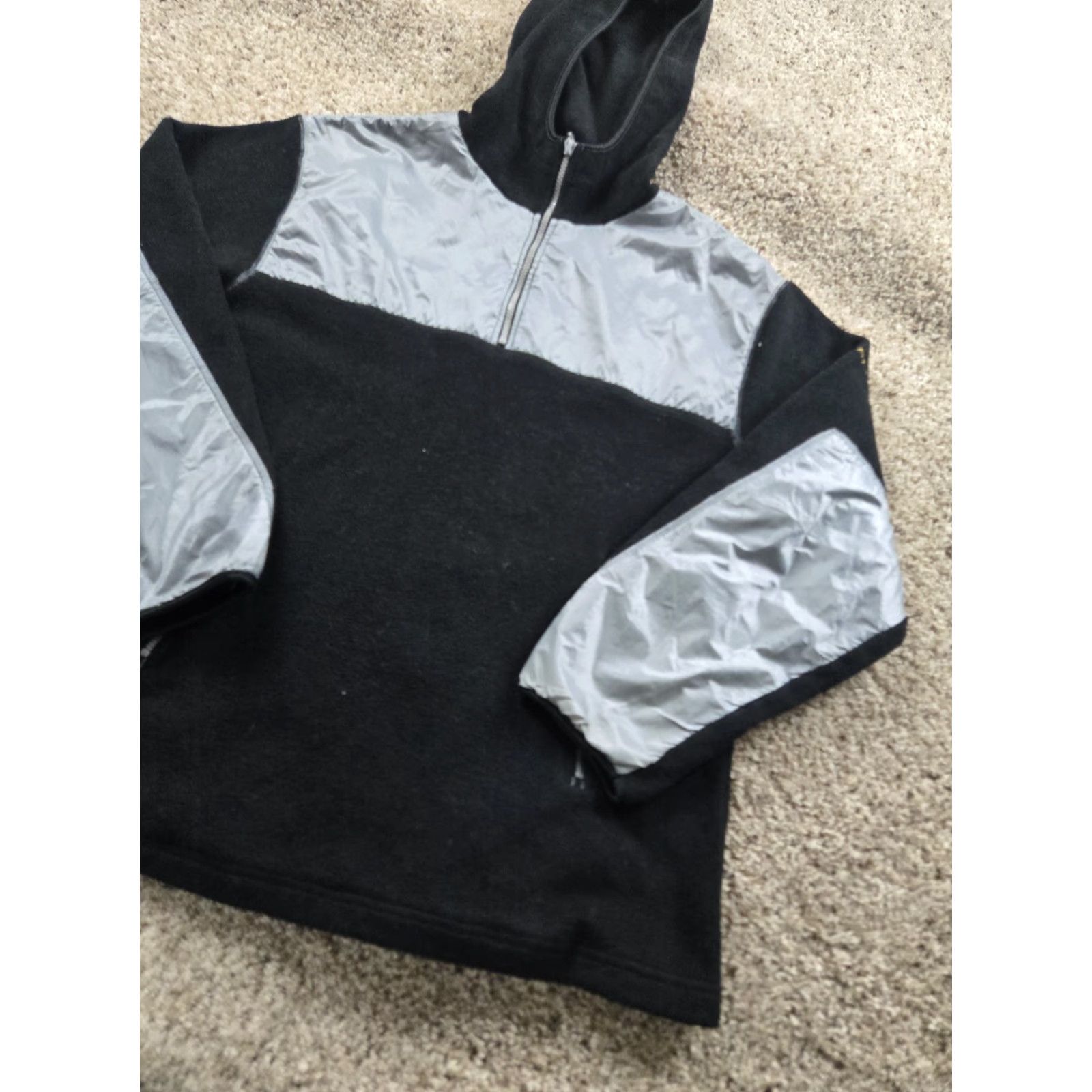 Nautica VINTAGE Nautica Sports Tech Fleece Jacket Mens M Black 1/4 Zip Pullover Boycott 90s Size US M / EU 48-50 / 2 - 2 Thumbnail