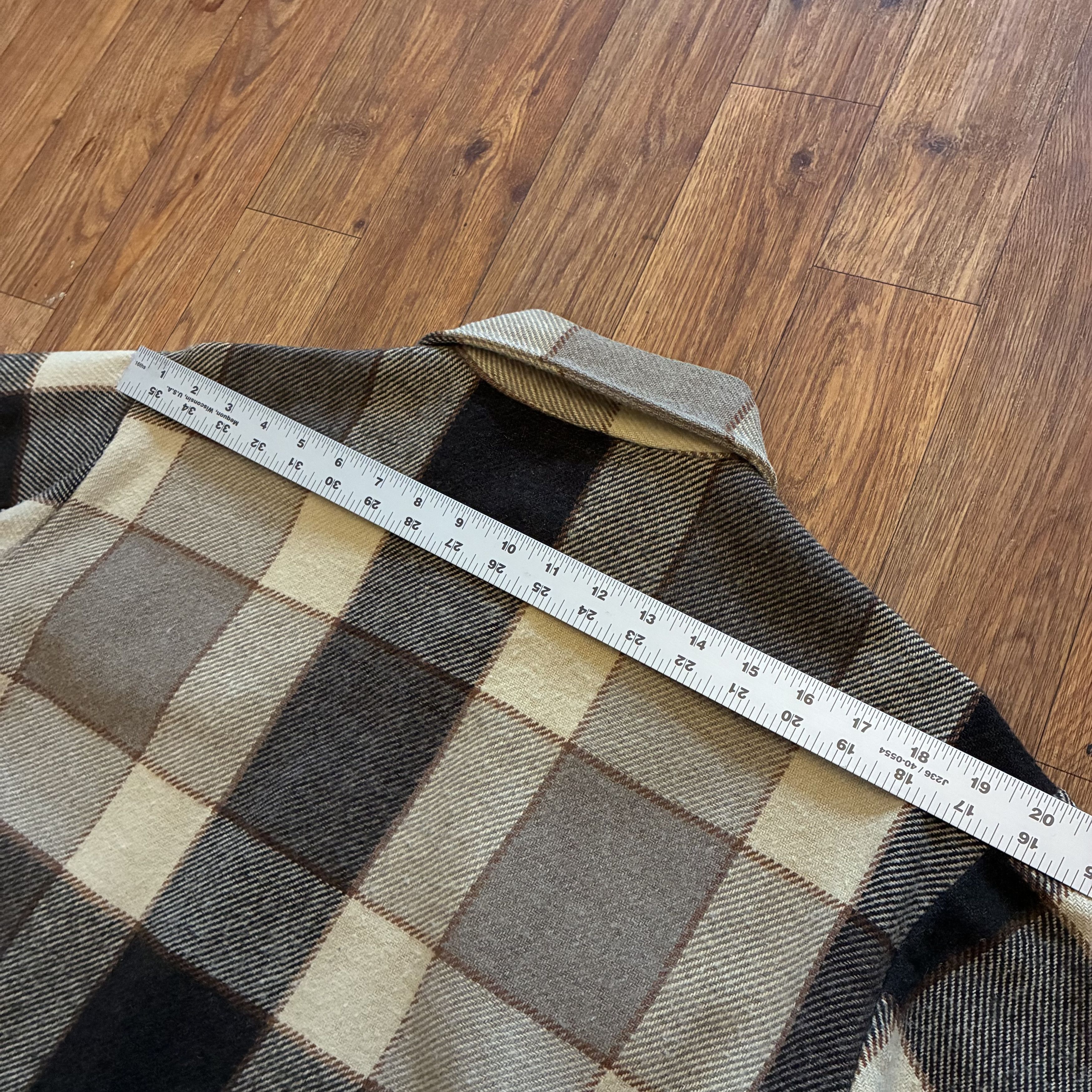 Other Wool CPO Shirt Plaid Vintage Campus 60s Size US M / EU 48-50 / 2 - 14 Thumbnail