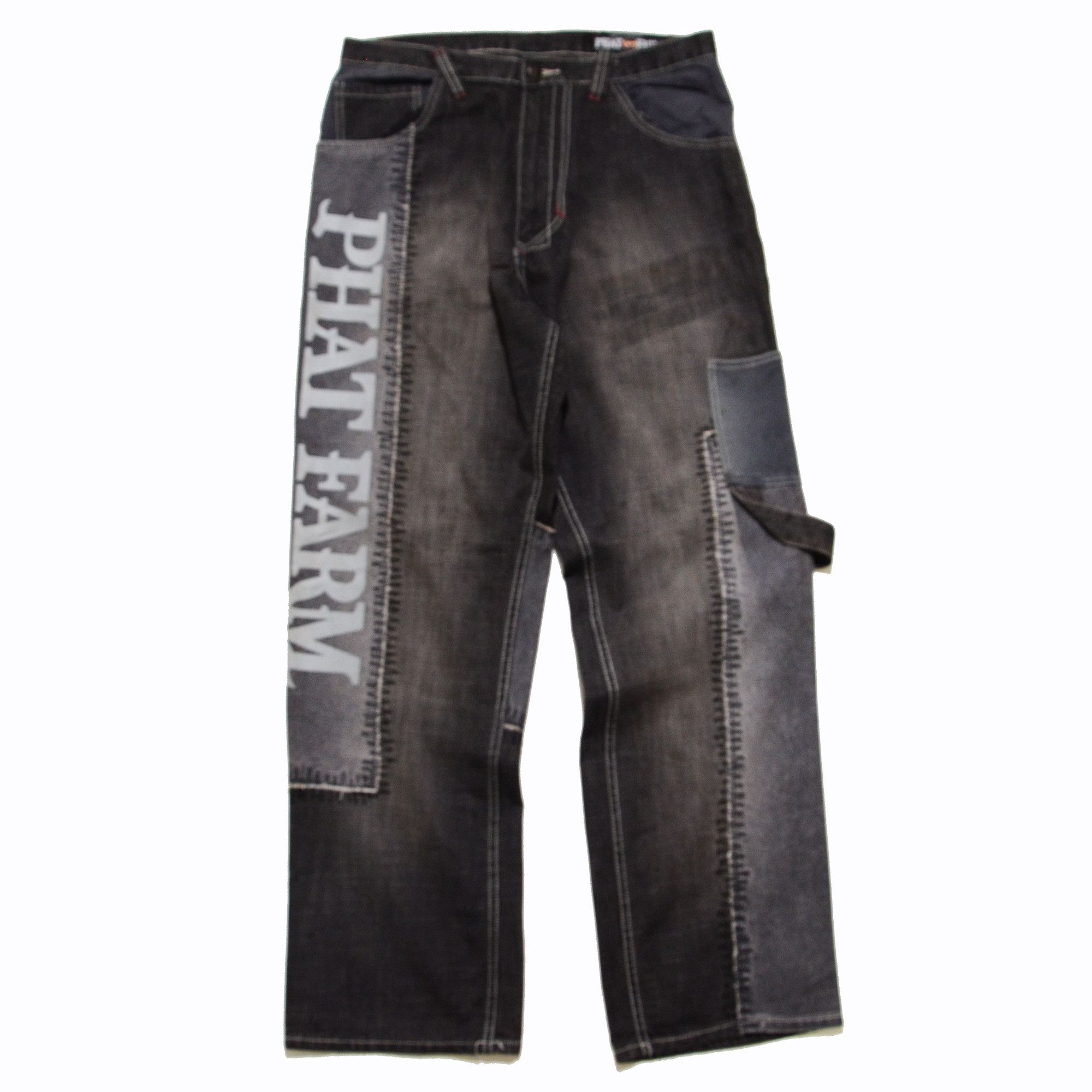 Phat Farm Phat Farm Jeans 34 x 33 Loose Fit Lumberjack 90s Hiphop Size US 34 / EU 50 - 1 Thumbnail
