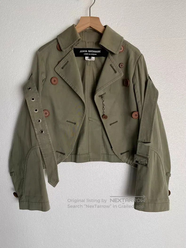 Junya Watanabe JUNYA WATANABE Tied Deconstructed Ripped Asymmetrical Mili Size XS / US 0-2 / IT 36-38 - 6 Thumbnail