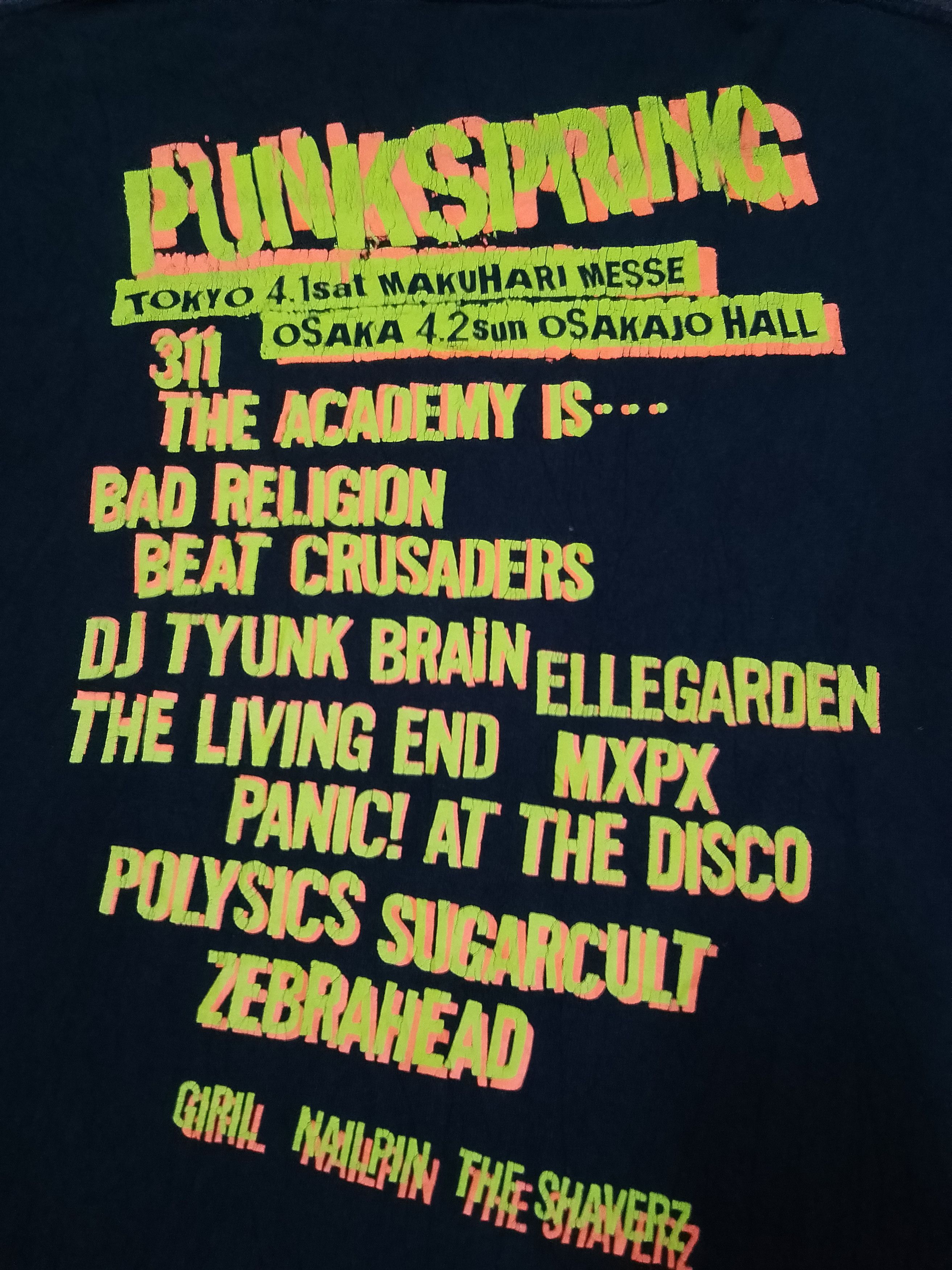 Vintage Vintage PunkSpring Japan Concert T shirt Size US L / EU 52-54 / 3 - 4 Thumbnail
