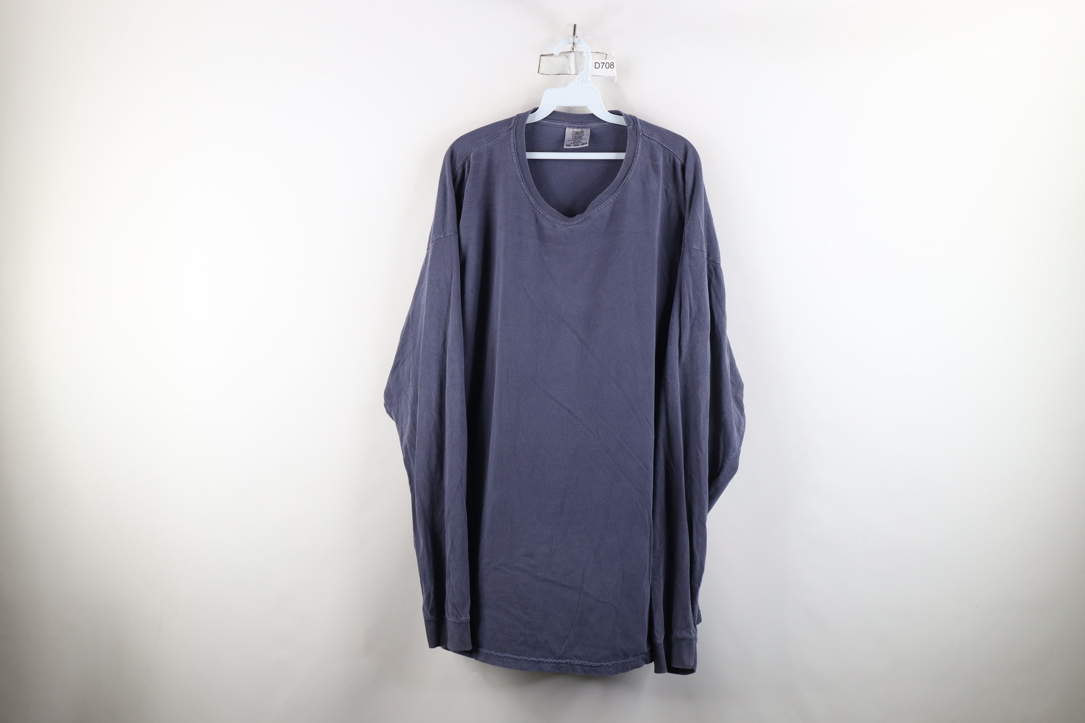 Vintage Vintage 90s Streetwear Stonewash Long Sleeve T-Shirt Cotton Size US XXL / EU 58 / 5 - 1 Thumbnail