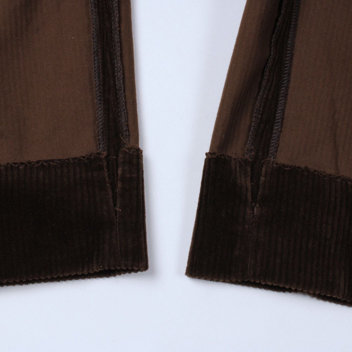 Designer × Paul & Shark × Vintage PAUL & SHARK Velvet Vintage Brown Pants Trousers Elasticized Size US 44 / EU 60 - 19 Thumbnail