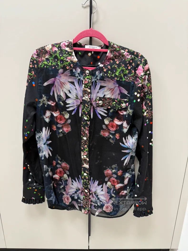 Givenchy Givenchy Size36 Floral Shirt Size US M / EU 48-50 / 2 - 1 Thumbnail