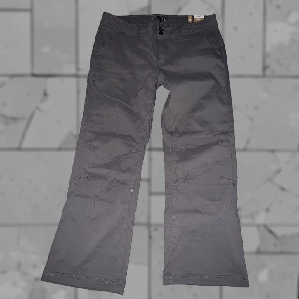 Prana prAna Women's Chino Pants Gray Size 16 Regular 30-Inch Inseam Size 38" / US 16 / IT 52 - 1 Thumbnail