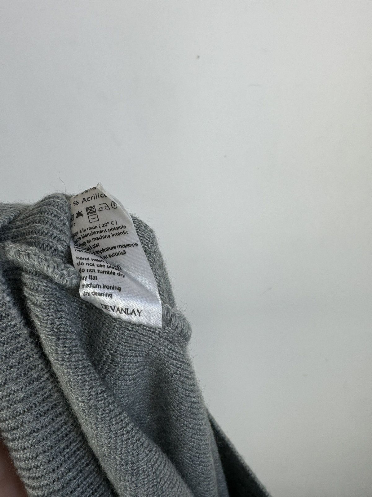 Lacoste × Vintage Vintage Lacoste Wool and Acrylic Jumper Sweater Size US L / EU 52-54 / 3 - 4 Thumbnail