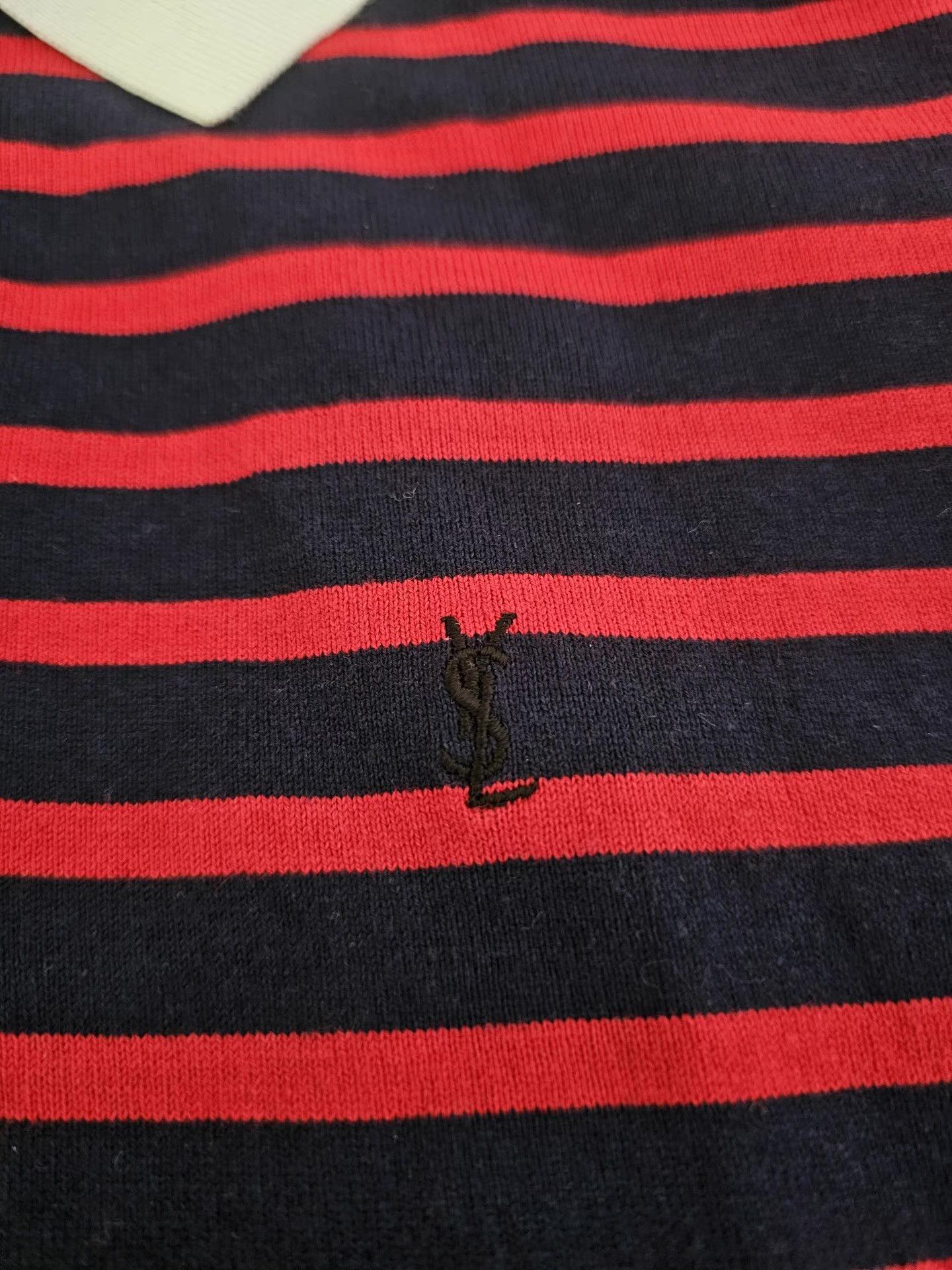 Saint Laurent Paris Saint Laurent striped polo shirt Size US L / EU 52-54 / 3 - 4 Thumbnail
