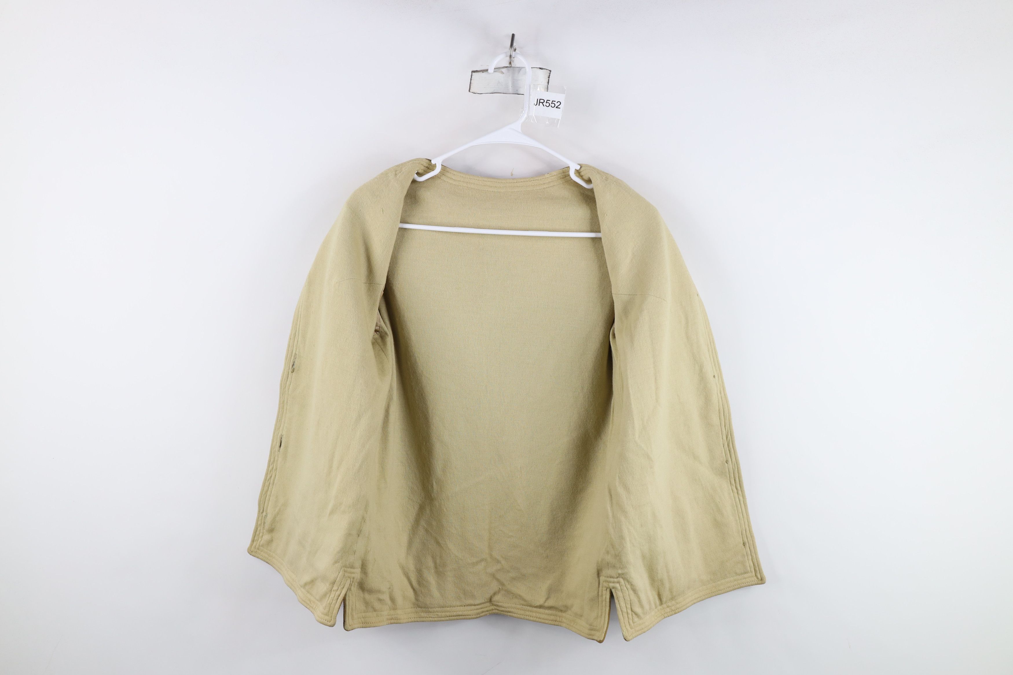 Vintage Vintage 30s 40s Streetwear Suede Leather Button Jacket USA Size L / US 10 / IT 46 - 10 Thumbnail