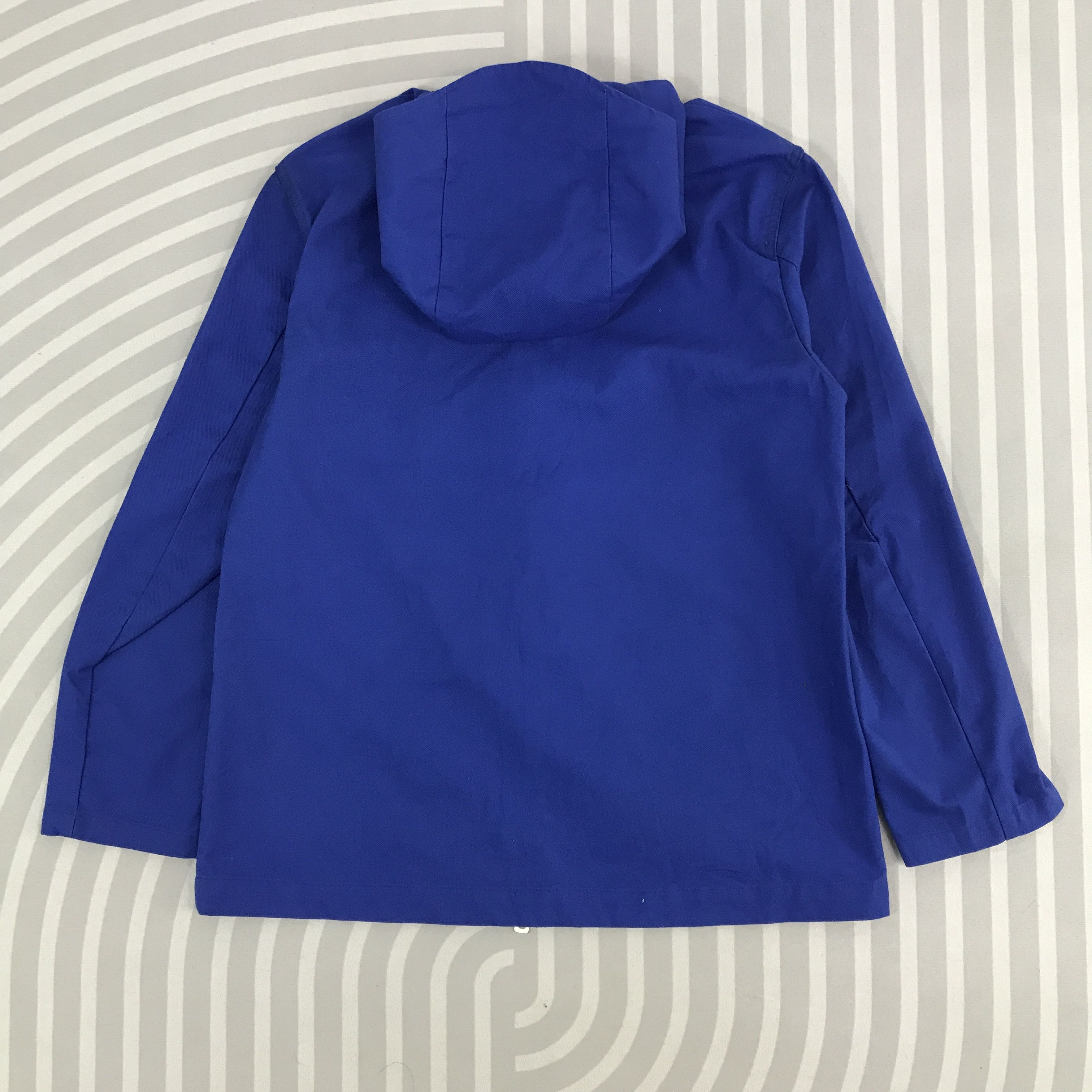 Japanese Brand × Vintage Vintage Chevre Cotton blue hoodie zipper Jacket Size US L / EU 52-54 / 3 - 3 Thumbnail
