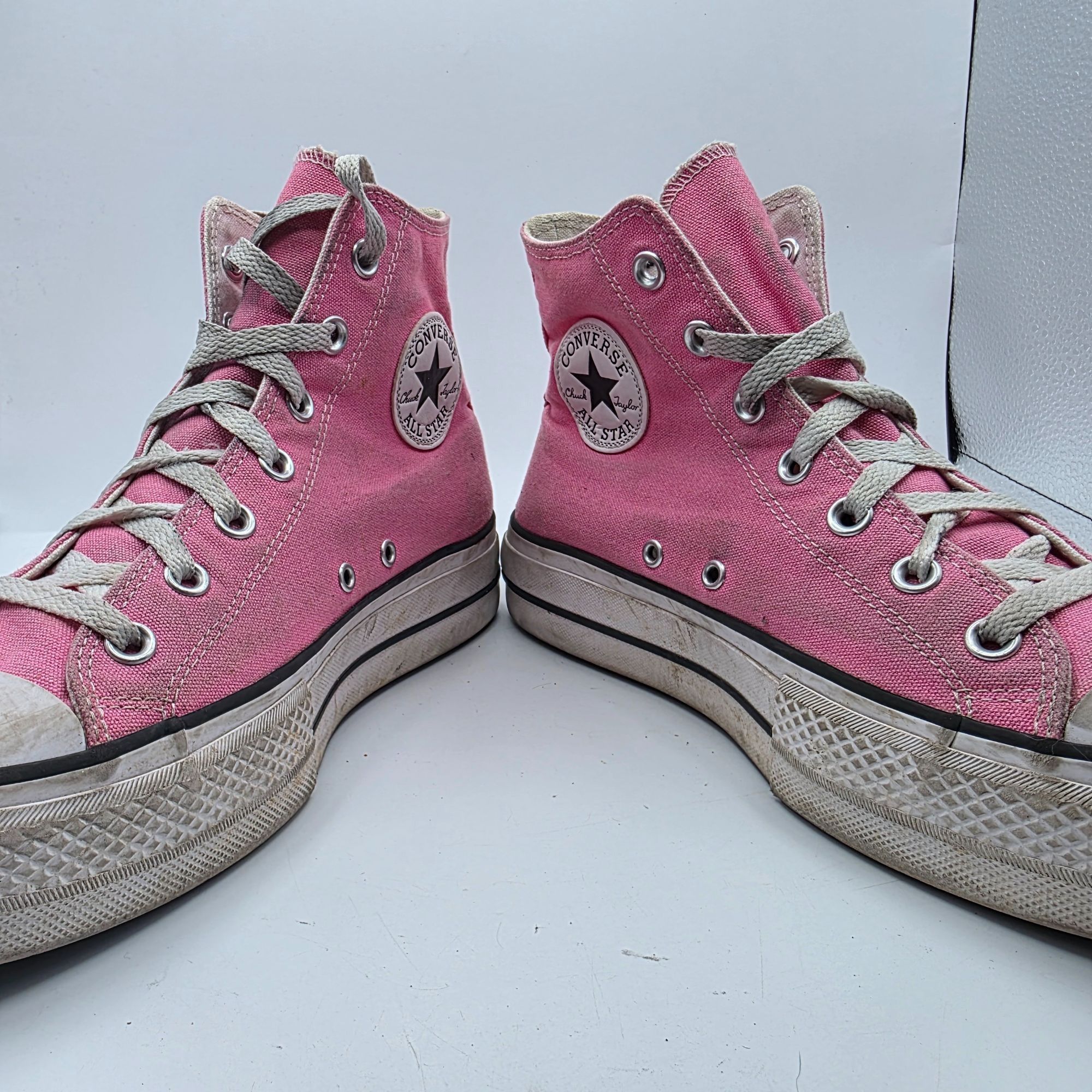 Converse Converse All Star Womens Size 9 Pink High Top Sneakers Casua Size US 9 / IT 39 - 3 Thumbnail