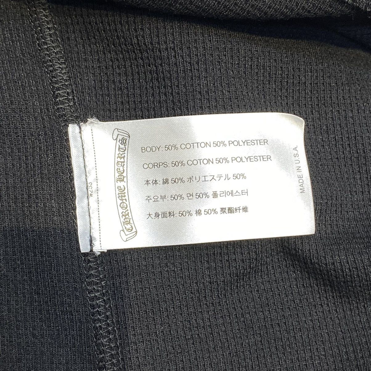 Chrome Hearts Chrome Hearts Dagger Thermal long t-shirt black Size L / US 10 / IT 46 - 8 Thumbnail
