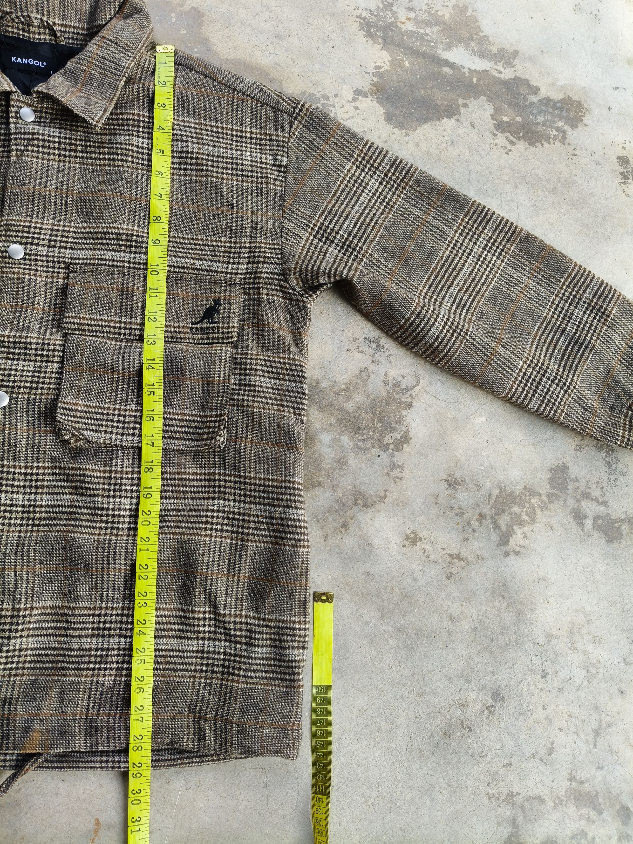 Kangol Kangol Button Up Flannel Jacket Size US L / EU 52-54 / 3 - 15 Thumbnail