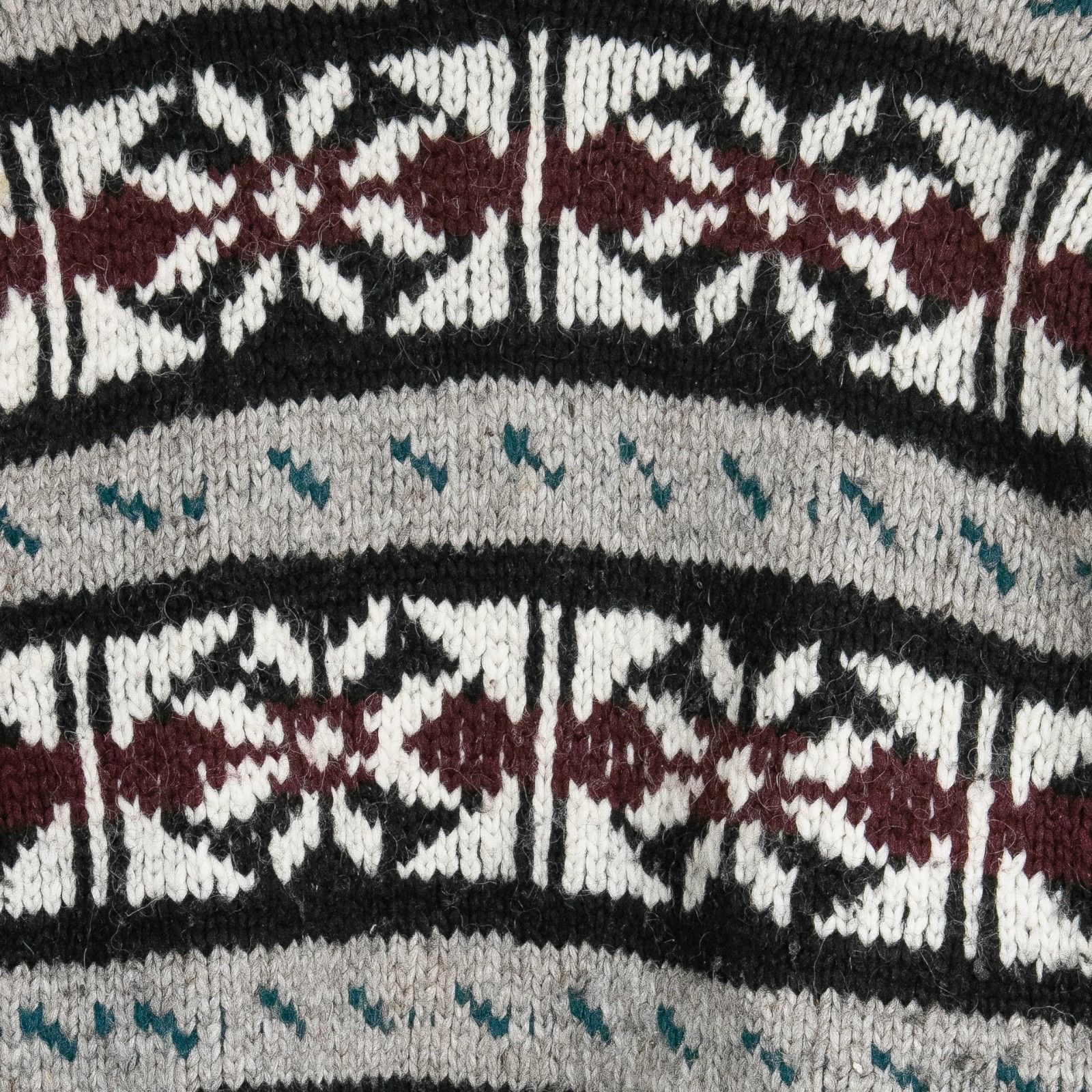 Vintage Vintage Fair Isle Chunky Knit Wool Sweater Medium Mock Neck Size US M / EU 48-50 / 2 - 3 Thumbnail