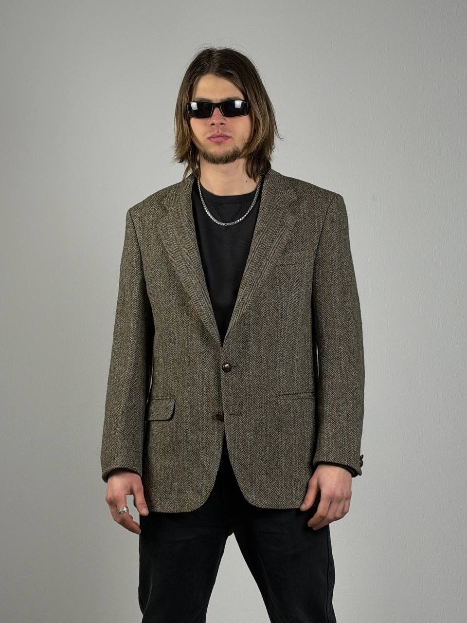 Harris Tweed harris Tweed vintage Centaur gold collection blazer eur50 Size 40R - 12 Thumbnail