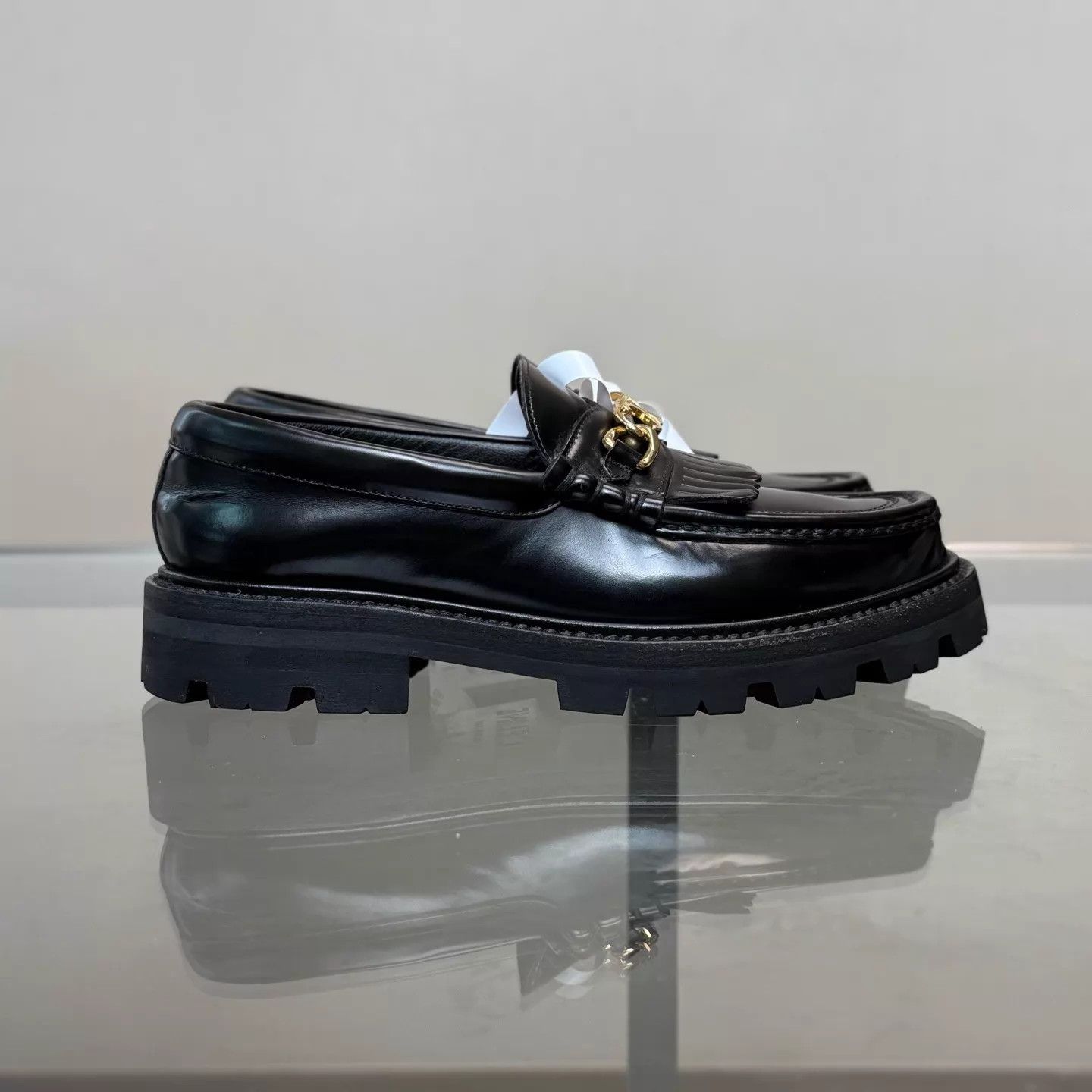 Celine Celine Margaret Triomphe Chain Tassel Loafer women's 36 98 Size US 5.5 / IT 35.5 - 4 Thumbnail