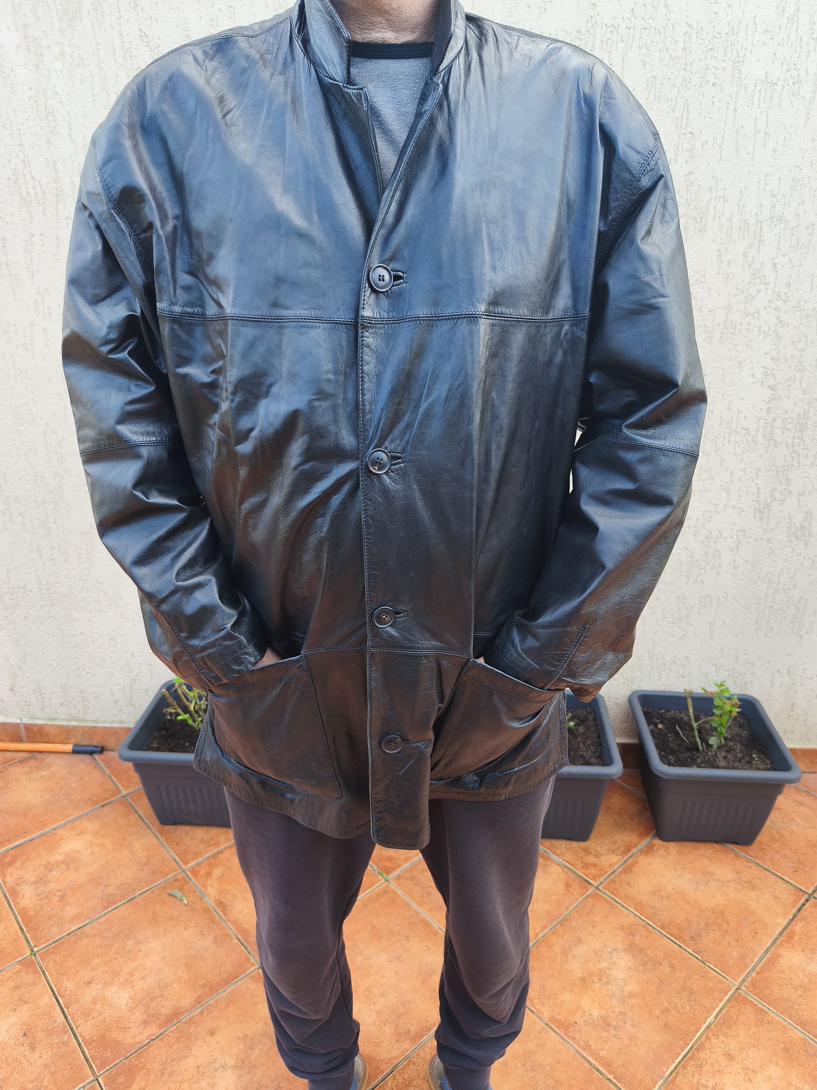 Cerruti 1881 VintagCerruti 1881 Leather Jacket Size 52 L XL Made in Italy Size US L / EU 52-54 / 3 - 1 Thumbnail