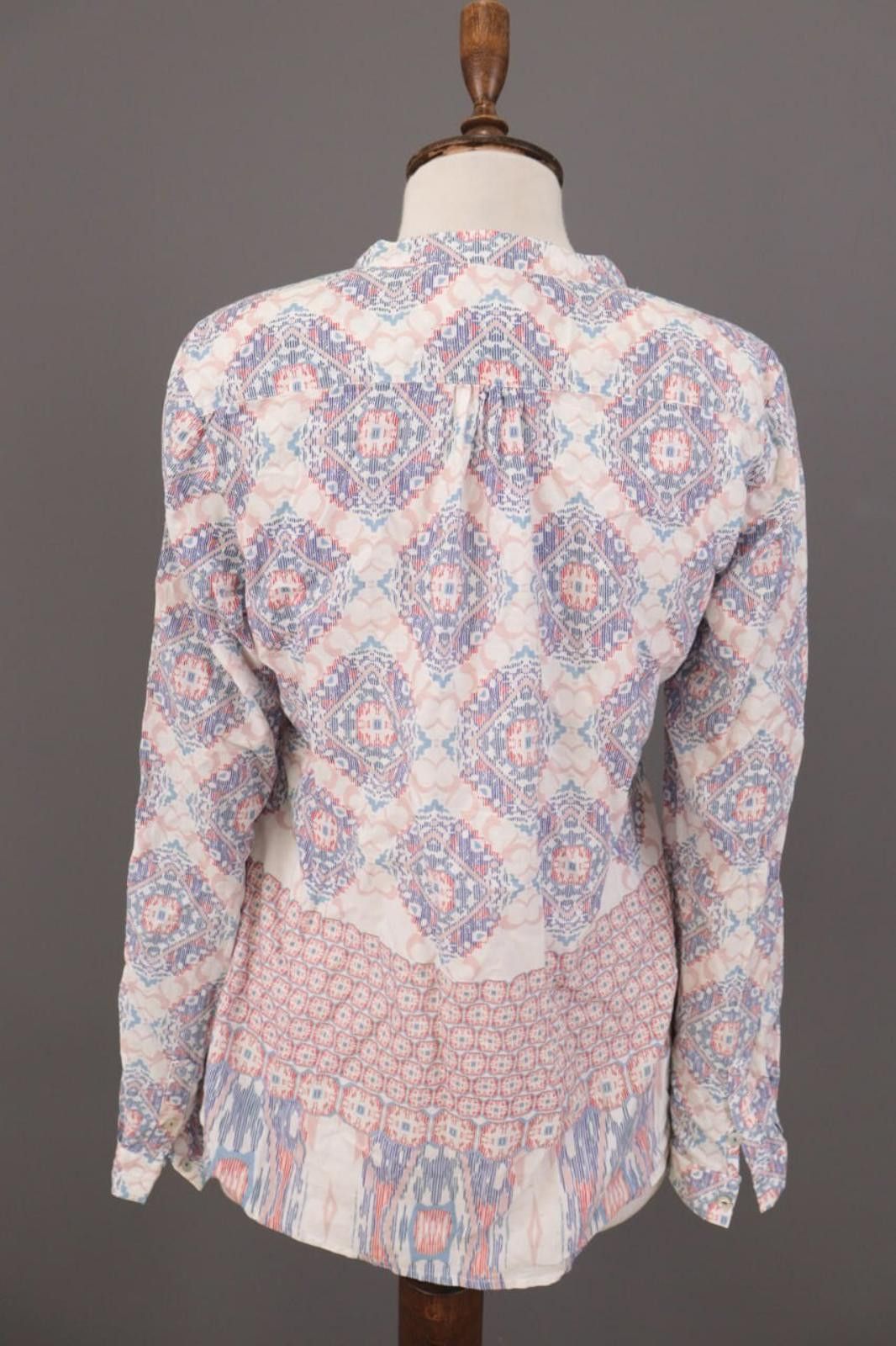 Designer Emily Van Den Bergh Multicolor Printed Blouse Shirt Size 40 Size M / US 6-8 / IT 42-44 - 10 Thumbnail