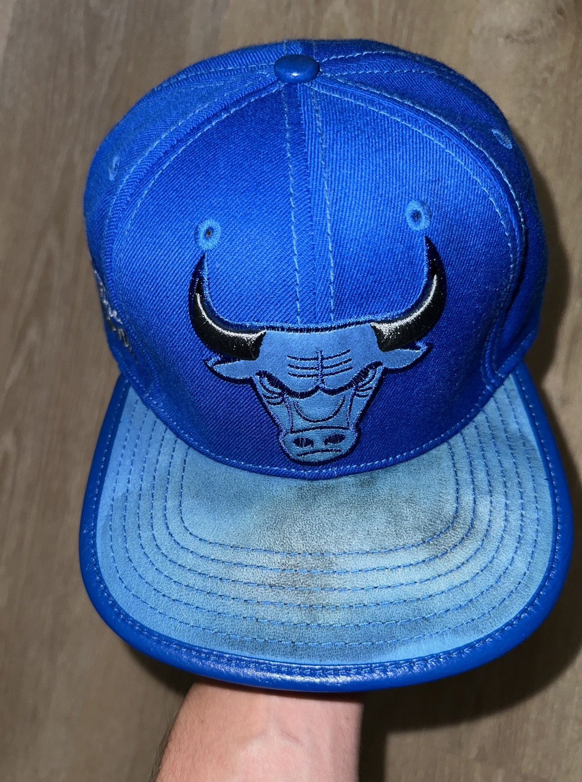 NBA Chicago Bulls NBA Champions Pro Edge NBA Strapback Hat Size ONE SIZE - 5 Thumbnail