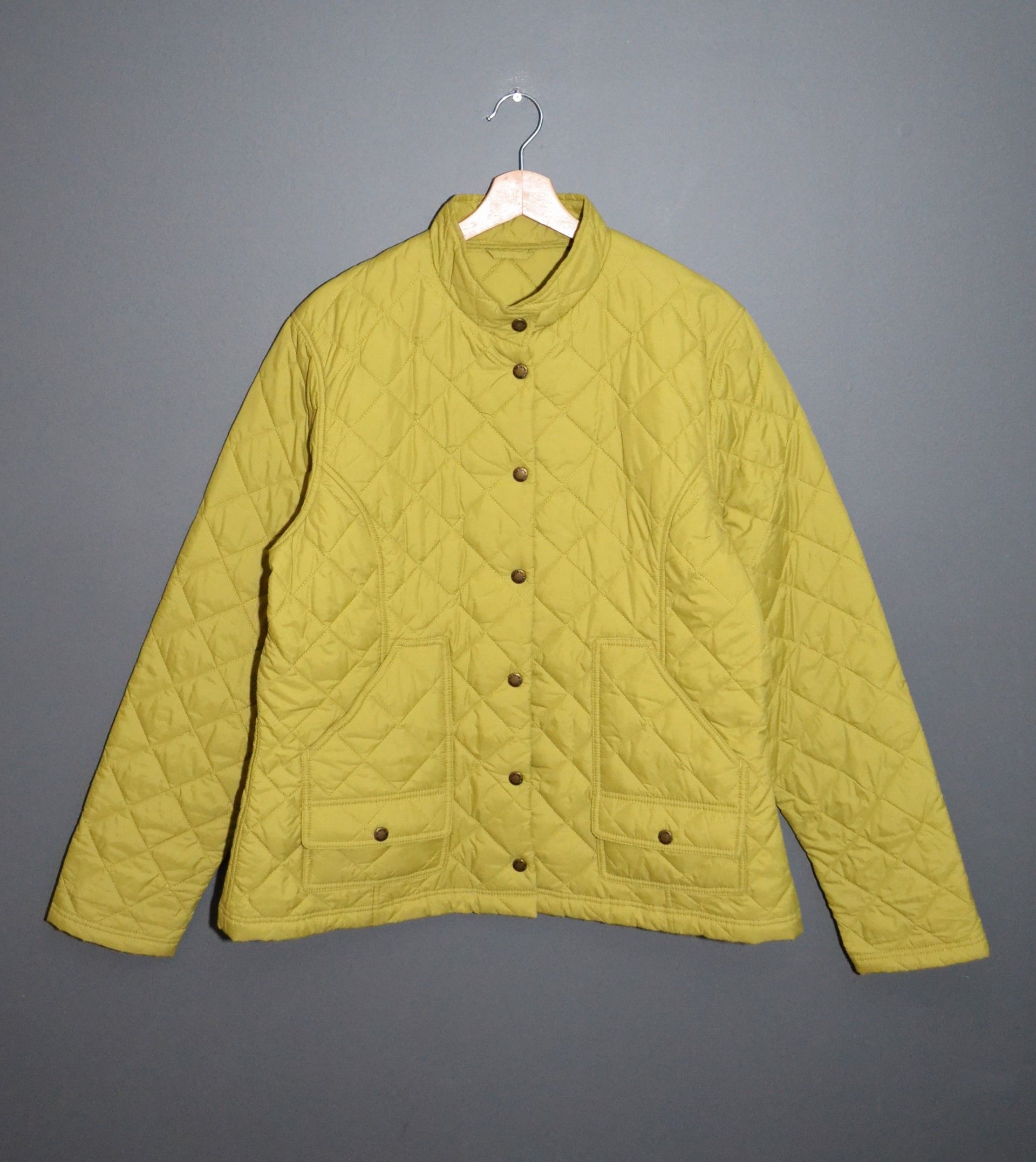 C.C Filson Quilted Jacket Field Barn Coat Mustard Khaki XL