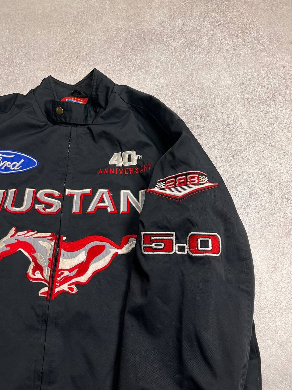 Japanese Brand × Vintage VINTAGE FORD MUSTANG 40th ANNIVERSARY RACING JACKET Y2K XXl Size US XXL / EU 58 / 5 - 8 Thumbnail