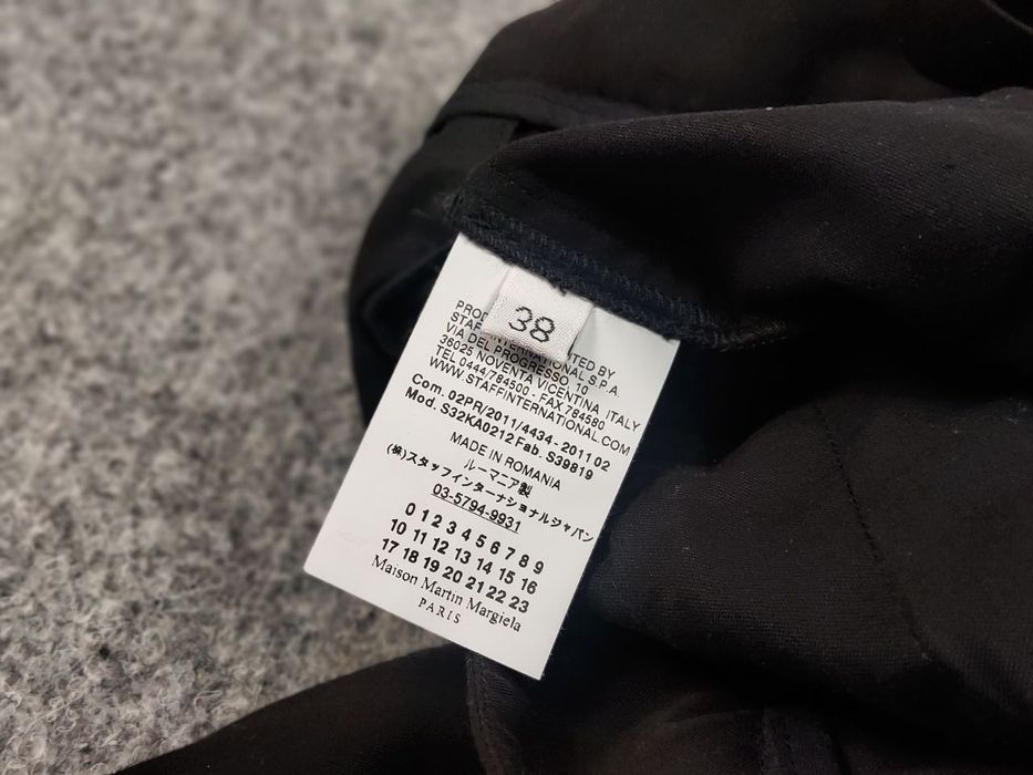 Mm6 maison discount martin margiela sizing