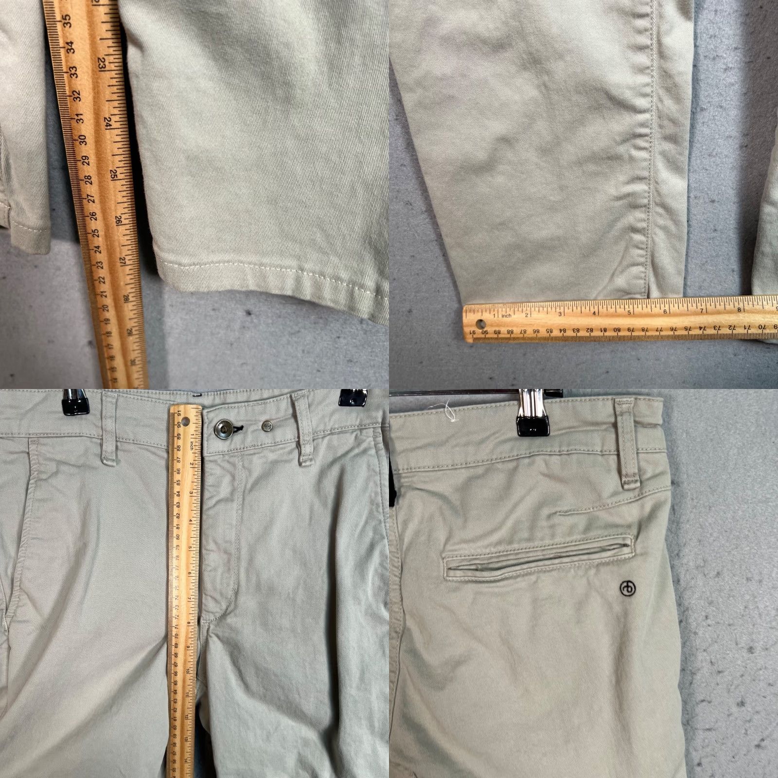 Rag & Bone rag & bone Mens Chino Pants Tapered Leg Beige 31 Size US 31 - 8 Thumbnail