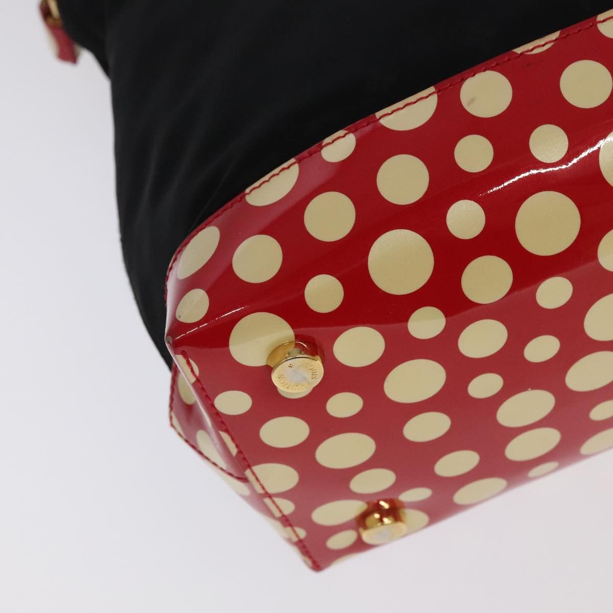 Louis Vuitton LOUIS VUITTON Vernis Dot Infinity Lockit MM Hand Bag M40681 Size ONE SIZE - 14 Thumbnail